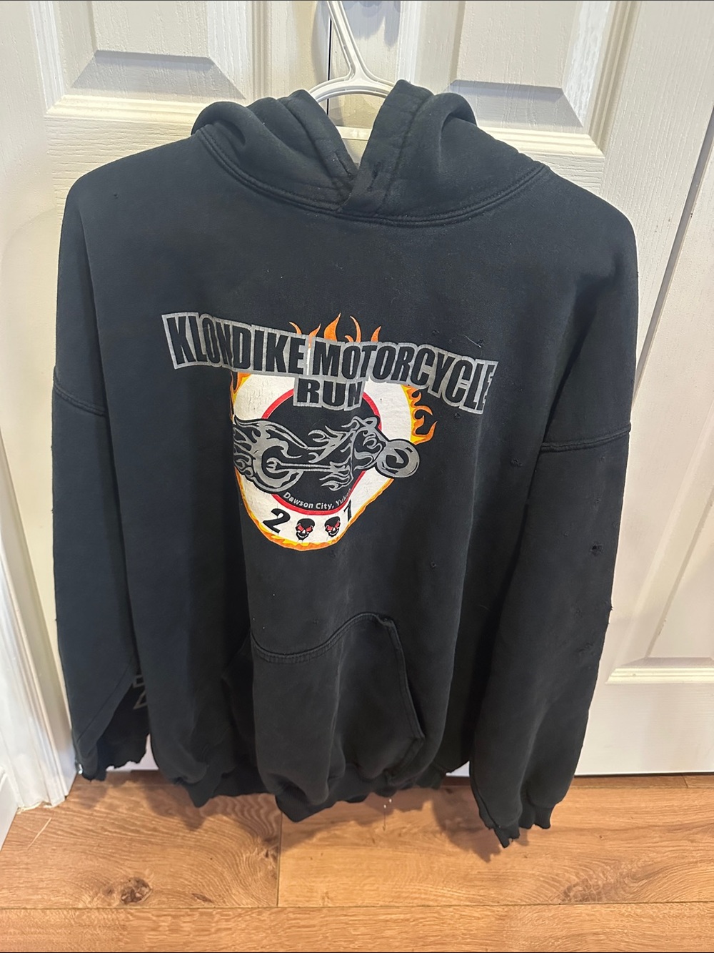 Black Graphic Hoodie